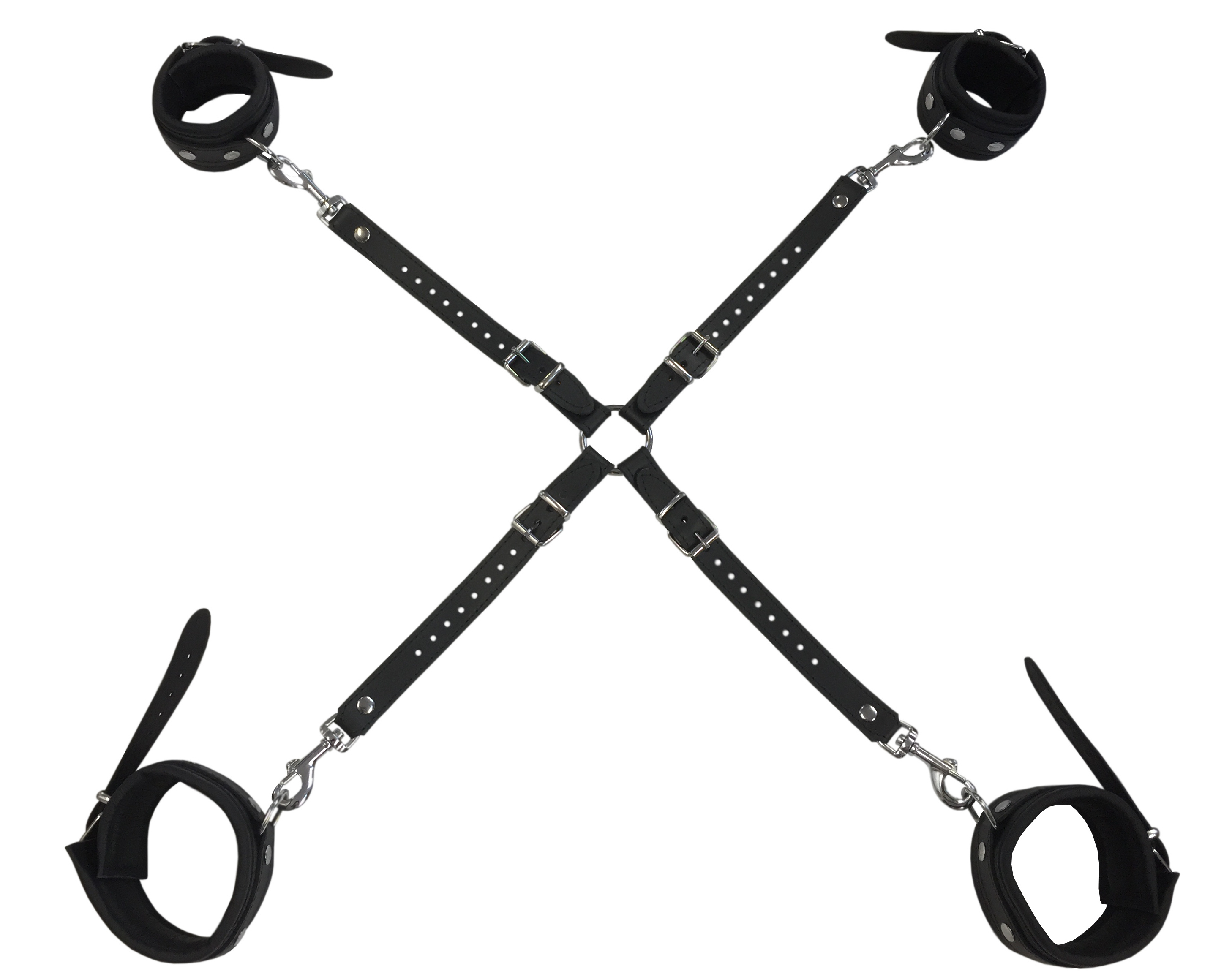 Universalverbindungsgurt mit Karabinerhaken "Hogtie" Hand und Fußfesseln