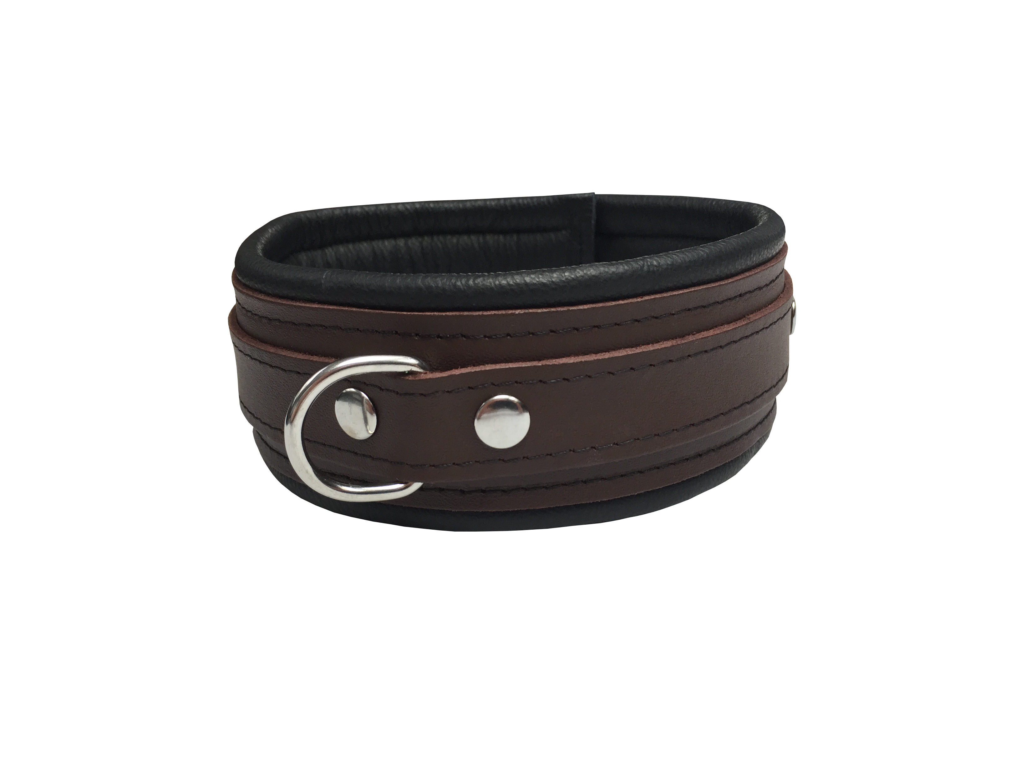 Leder Halsfessel Braun