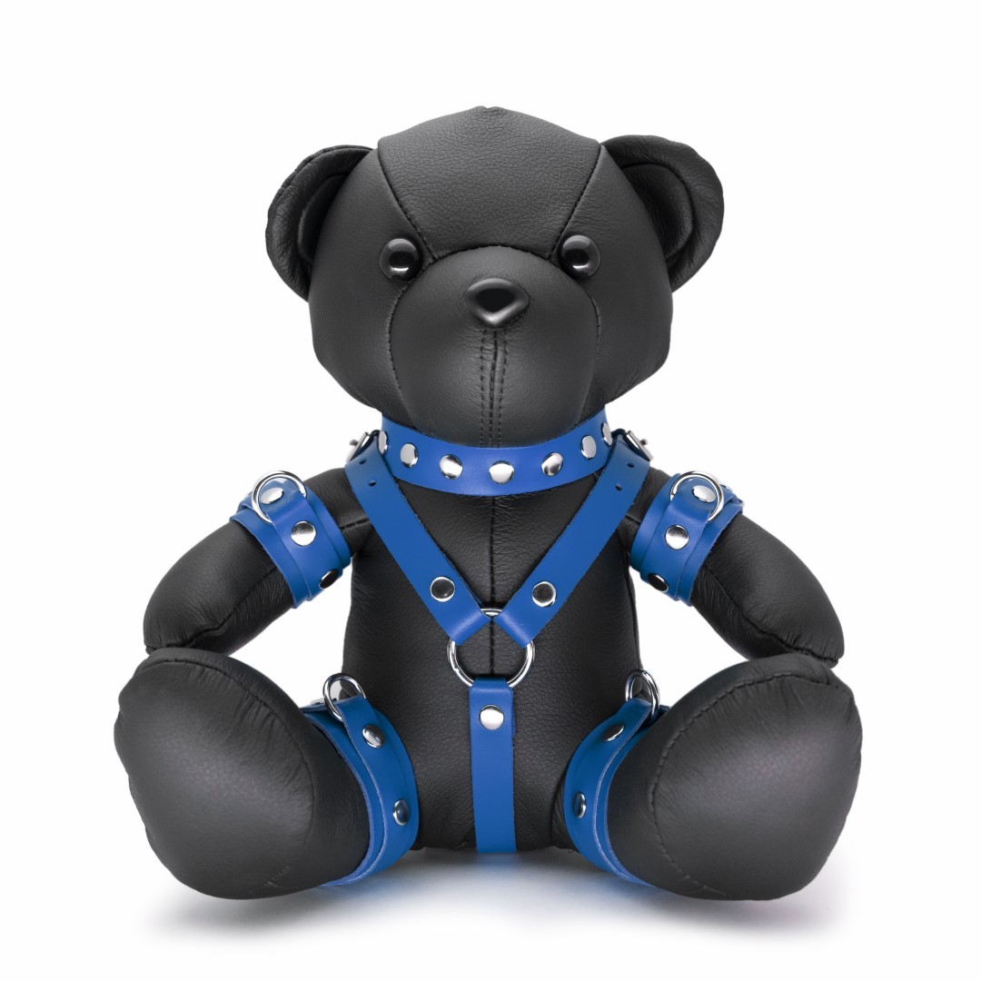 "EDDY" the BDSM-Teddy - blau
